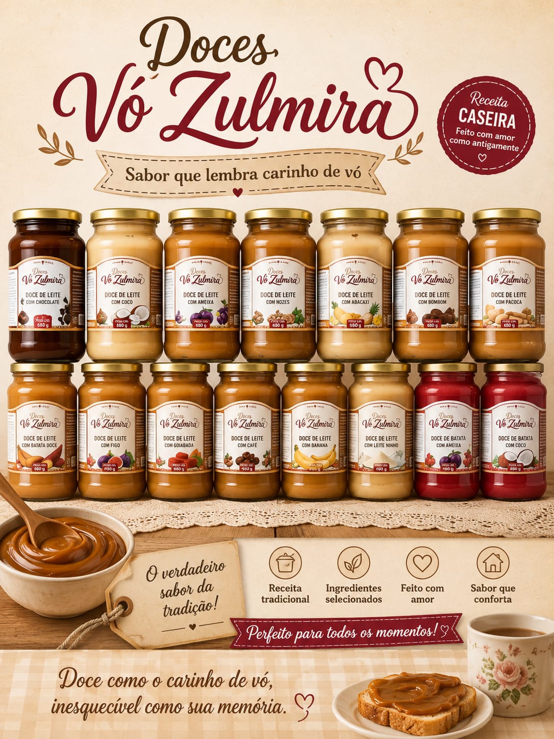 DOCE DE LEITE VÓ ZULMIRA