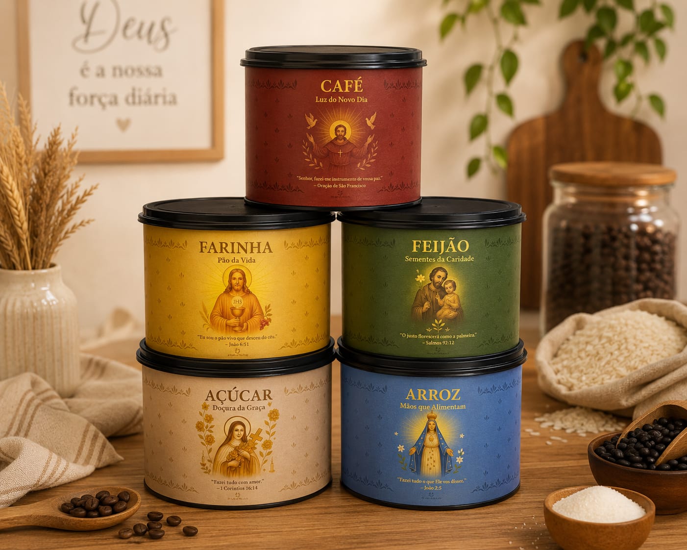 KIT MANTIMENTO 05 PEÇAS DECORADO QUALYPLAS QUALYPLAS