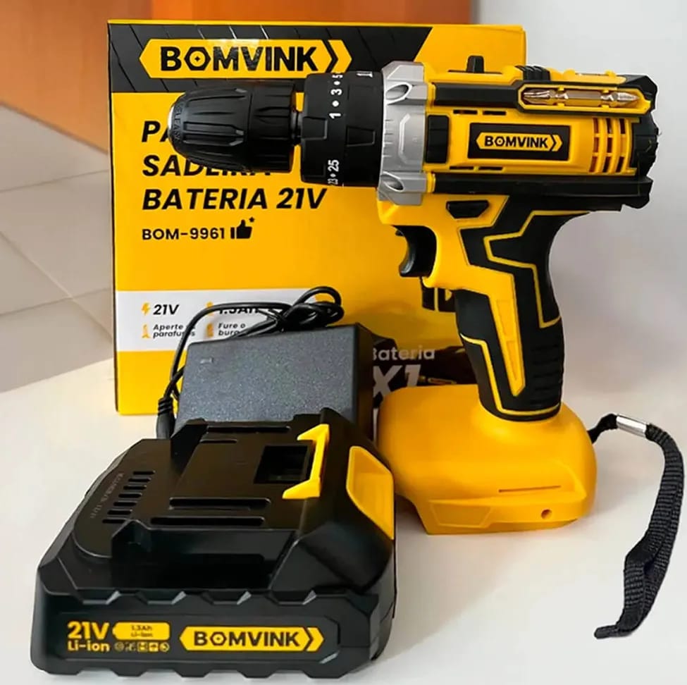 PARAFUSADEIRA A BATERIA 21V BOM-9961